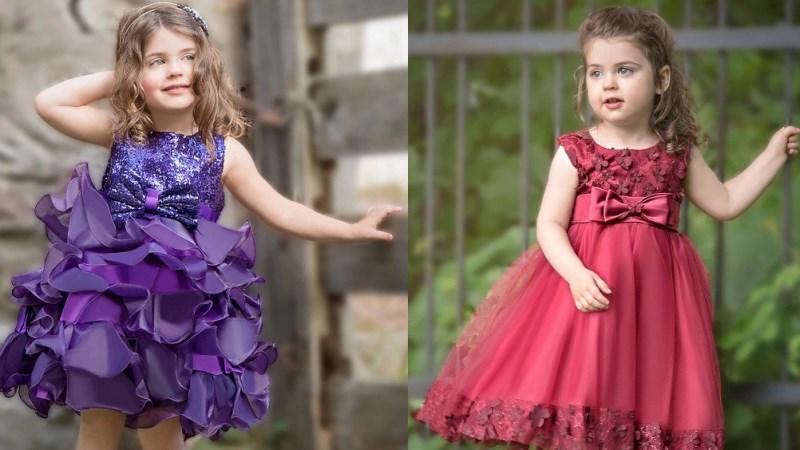 Stunning Sequin Baby Girls Dresses Styles