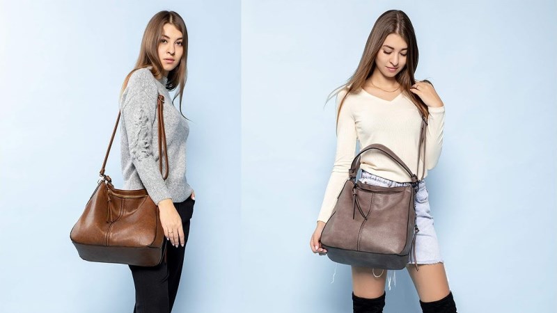 Trendy Leather Hobo Bag Fashion